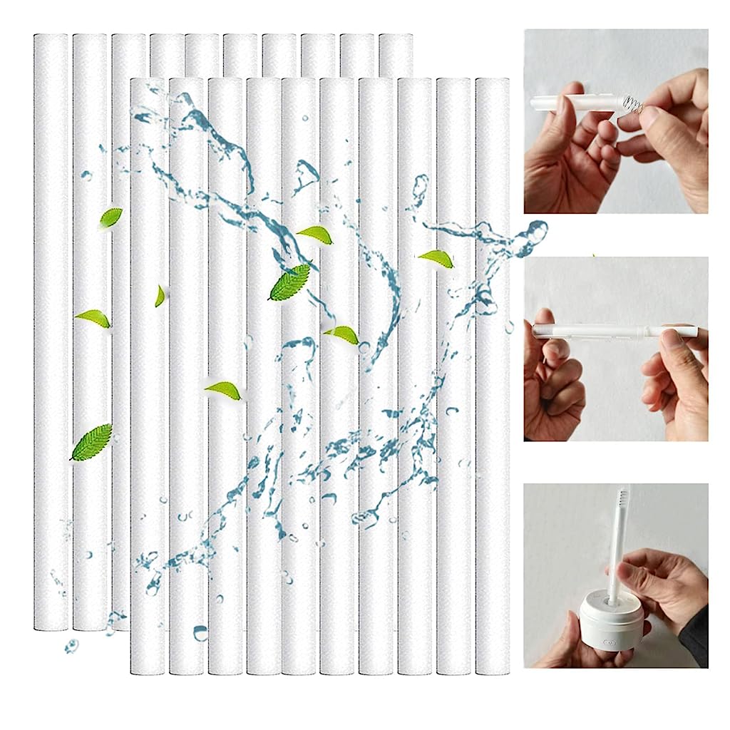 Verilux Cotton Swabs for Humidifiers, 15pcs Humidifier Cotton Stick Water Absorbent Cotton Bar, Universal 3.93'' Cotton Stick for Most Humidifier - verilux
