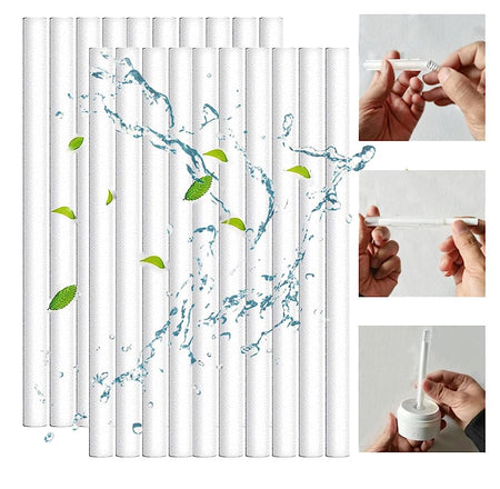 Verilux Cotton Swabs for Humidifiers, 15pcs Humidifier Cotton Stick Water Absorbent Cotton Bar, Universal 3.93'' Cotton Stick for Most Humidifier