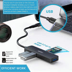 5 in 1 USB Hub Micro SD Card Reader - verilux