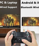 Verilux PS4 Controller,Wireless Bluetooth Controller Gamepad Joystick with Dual Shock Touch Panel Compatible for PS3/PS4/ Pro/Slim/PC(Windows 7/8/10)/Android with 6-axis Gyro Sensor