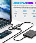 Verilux Type C Card Reader Micro SD Card Reader All in One SD Card Reader 5 in 1 Multi USB C Adapter with USB2.0/USB3.0 Ports Compatible with PC, MacBook Air/Pro M1, Mac Mini, iMac, Surface Pro