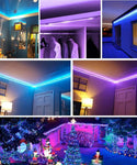 Colorful RGBIC LED Strip Lights (Bluetooth, 10 Meters)