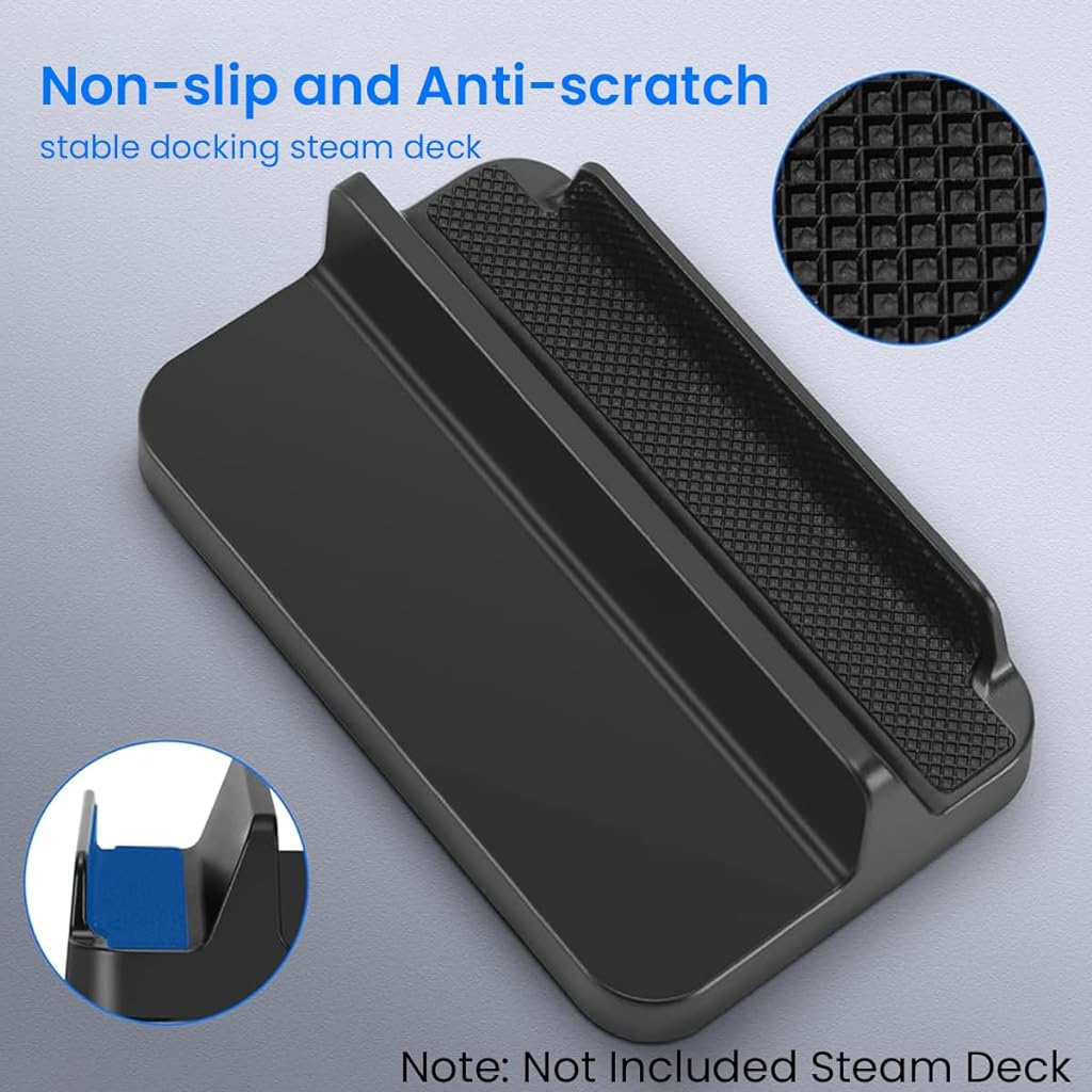 ZORBES® Holder for Steam Deck Desk Stand for Rog Ally Switch Game Pad Stand Anti-Slip Base Design Steam Deck Accessories Holder Stand for Asus Rog Ally Gaming Console/Steam Deck/Switch/OLED/Lite - verilux