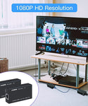 Verilux HDMI Transmitter and Receiver,HDMI Extender(196ft/ 60 Meters with CAT6), HDMI to Ethernet, HDMI Over RJ45 Single Cat5e/6/7 Ethernet Cable, Supports 3D, 1080P, EDID, HDCP