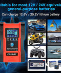 6A 12V / 3A 24V Intelligent Automatic Car Battery Charger