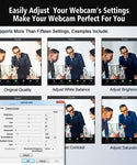 Verilux Webcam for Laptop with Mic 1080P HD 30FPS Web Camera for Desktop Computer with Built-in Dual Stereo Mics Ultra-Wide 95¡ã 2.1 Megapixels HD Camera Lens with Stand & Safe Privacy USB Plug and Play Video