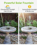 3W Solar Power Mini Water Fountain