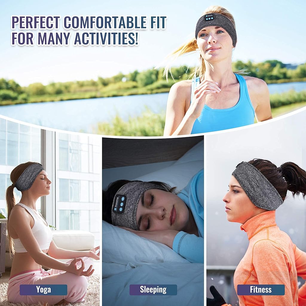 ZORBES® Non-Slip Exercise Workout Headband with Bluetooth Music Playing Function