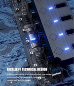 Verilux® USB Hub 3.0 for PC Multiport Adapter with 7 USB Ports High Speed 3.0 USB Hub for Laptop with Individual Switch Control USB Extender with Multi USB Port for MacBook, Mac Pro Mini, iMac - verilux