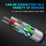 4-in-1 Type C Hub,with 1 USB 3.0, 2 USB 2.0 Ports and USB C Port (Grey) - verilux