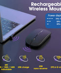 2.4G Wireless Mouse Rechargeable (Black)