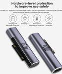 Verilux USB C to Surface Charging Connector, PD Adapter 102W Fast Charging Converter for Microsoft Surface Pro x/8/7/6/5/4/3 Go 1/2 Surface Book Must Works with 45W 15V/3A (or Above) USB C Charger
