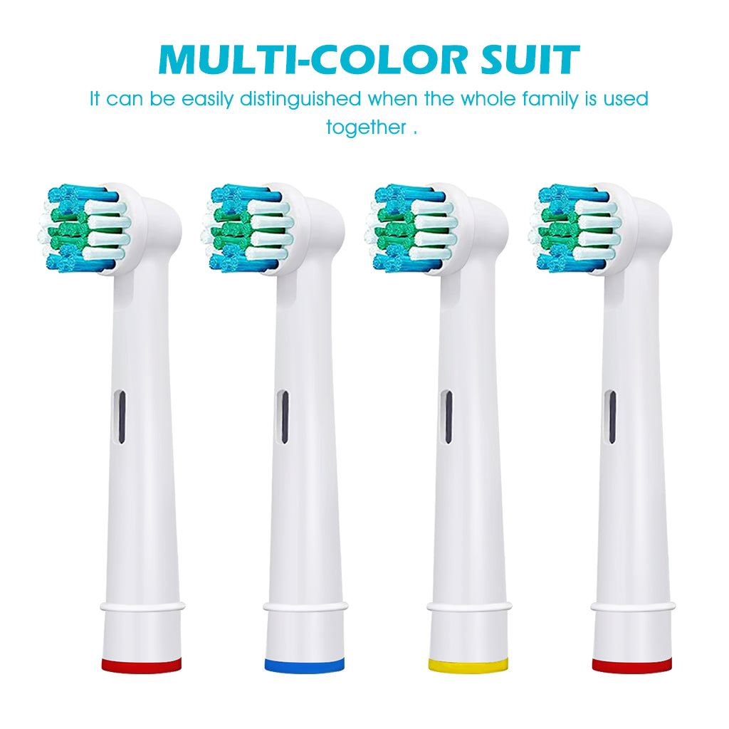 Verilux Replacement Toothbrush Heads Compatible Refills for Most Braun Oral-B Electric Toothbrushes, Classic Precise Clean Replacement Brush Heads (Pack of 8) - verilux