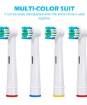 Verilux Replacement Toothbrush Heads Compatible Refills for Most Braun Oral-B Electric Toothbrushes, Classic Precise Clean Replacement Brush Heads (Pack of 8)