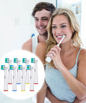 Verilux Replacement Toothbrush Heads Compatible Refills for Most Braun Oral-B Electric Toothbrushes, Classic Precise Clean Replacement Brush Heads (Pack of 8)