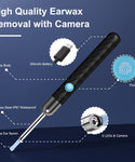 Verilux Ear Wax Remover Tool Kit Camera 6-Axis Gyroscope Ear Cleaner Tool with 6 Ear Spoons & 1 Acne Pin Ear Wax Cleaner Machine 1080P 4mm Otoscope Lens Ear Camera Cleaner for Cleaning Spade