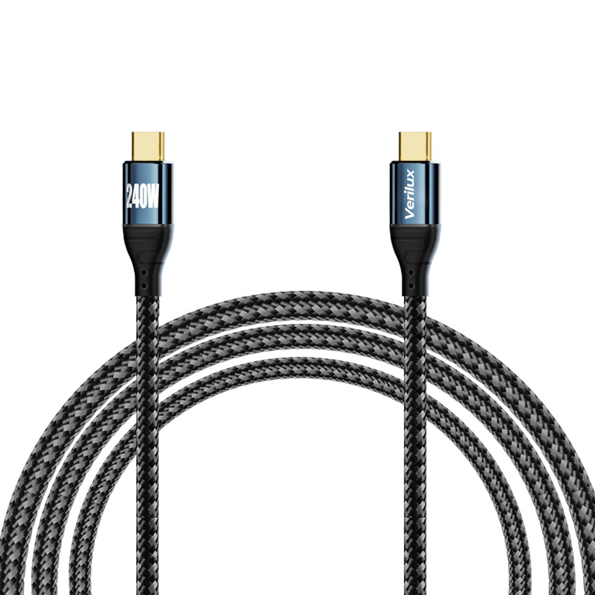 Type C Cable Fast Charging 240W 6.6Ft/2M - verilux